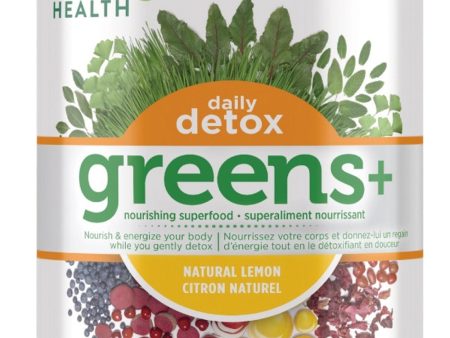 GENUINE HEALTH Greens+ Daily Detox (Natural Lemon - 204 g) Cheap