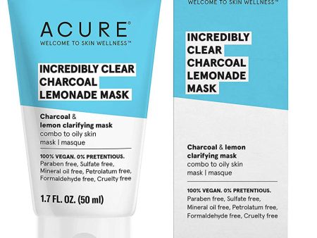 ACURE Clear Charcoal Lemonade Mask (50 ml) on Sale