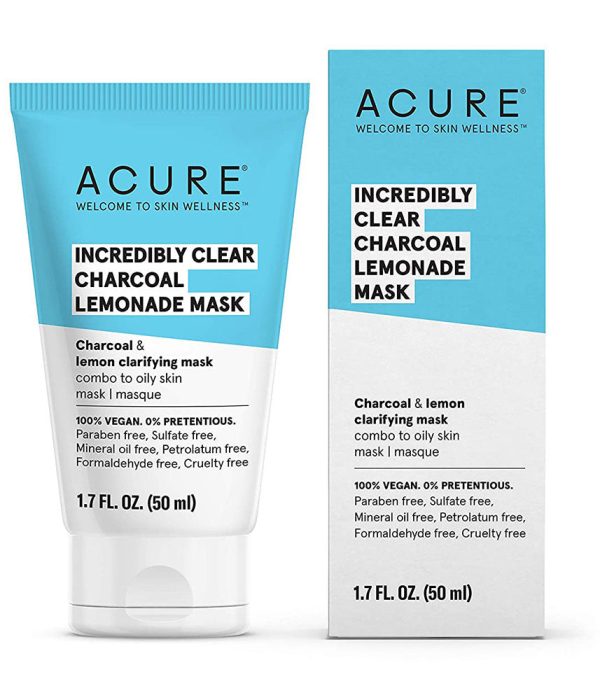 ACURE Clear Charcoal Lemonade Mask (50 ml) on Sale