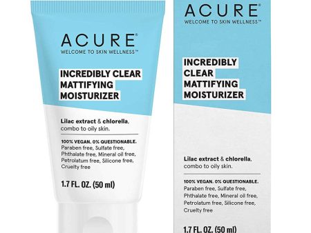 ACURE Clear Mattifying Moisturizer (50 ml) Discount