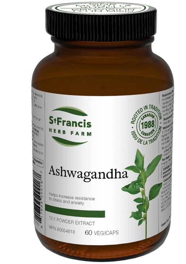 ST FRANCIS HERB FARM Ashwagandha (60 caps) on Sale