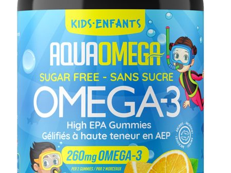 AQUAOMEGA Kids High EPA (Sugar Free Orange - 60 Gummies) Sale