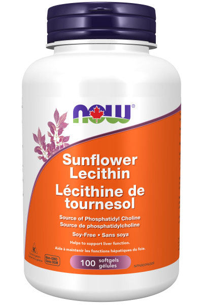 NOW Sunflower Lecithin (1200mg - 100sgels) Hot on Sale