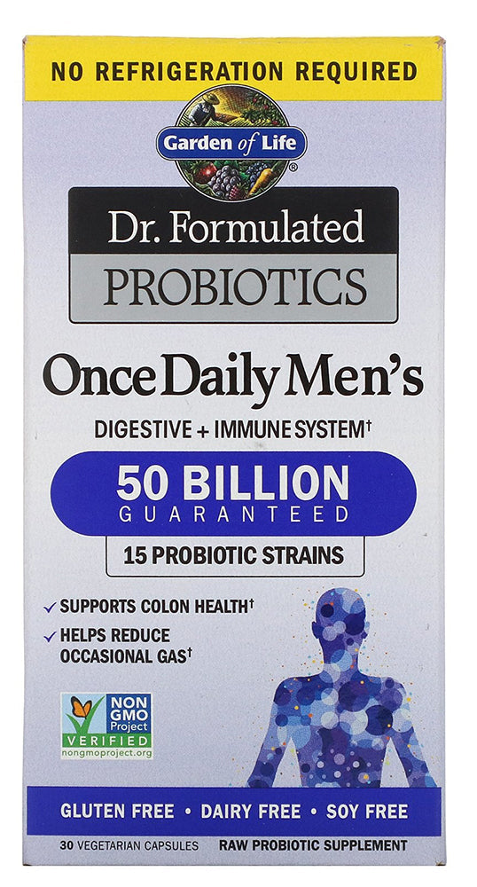 DR FORMULATED Probiotic One Daily Mens 50 Billion (30 veg caps) Fashion