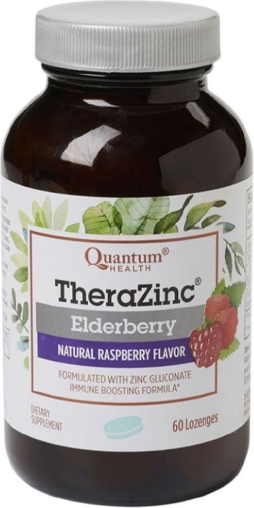 QUANTUM HEALTH TheraZinc Elderberry (60 Lozenges) For Discount