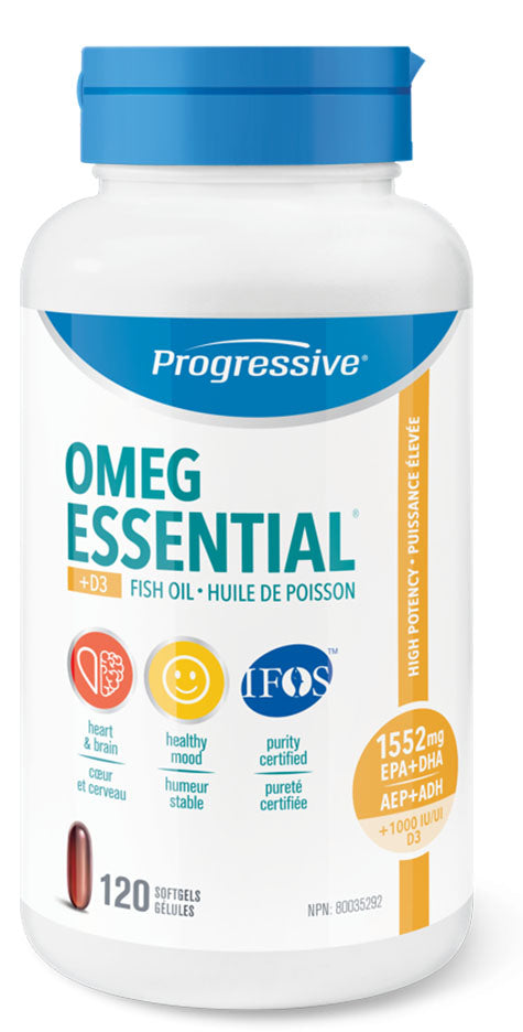 PROGRESSIVE OmegEssential + D (120 sgels) For Discount