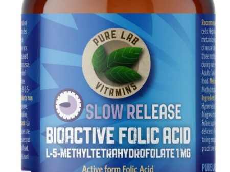 PURE LAB Bioactive Folic Acid Slow Release (60 veg caps) Online now