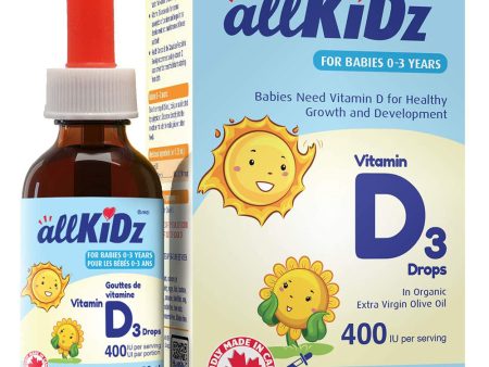 ALLKIDZ NATURALS Vitamin D3 (Baby - 25 ml) For Cheap