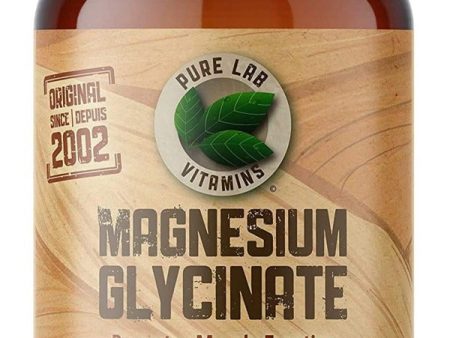 PURE LAB Magnesium Glycinate (120 veg caps) For Cheap