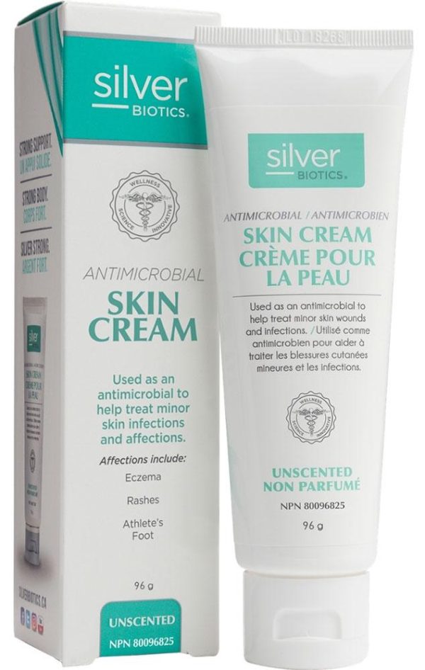 SILVER BIOTICS Antimicrobial Skin Cream (Unscented - 96 gr) Sale