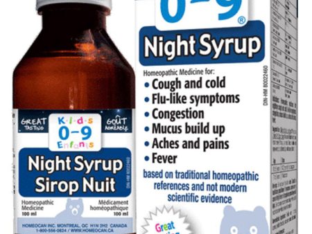 HOMEOCAN Kids 0-9 Cough   Cold Nighttime (100 ml) Online