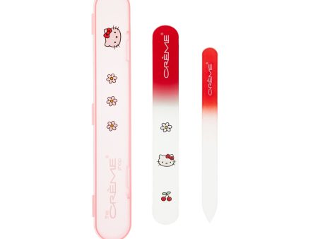 The Crème Shop x Hello Kitty Premium Glass Nail File Set (Red) on Sale