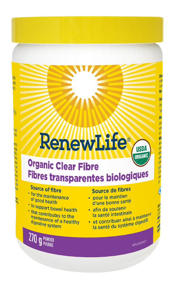 RENEW LIFE Organic Clear Fibre (270 gr) on Sale