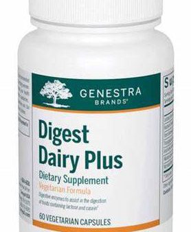 GENESTRA Digest Dairy Plus (60 veg caps) Hot on Sale