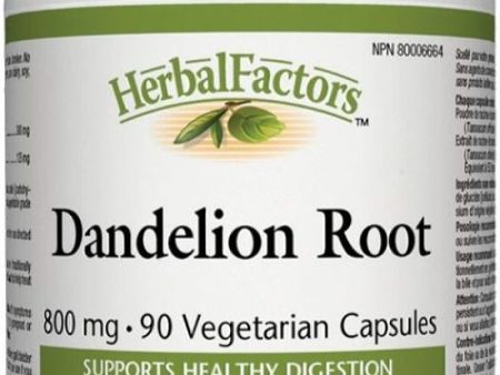 HERBAL FACTORS Dandelion Root (90 caps) Online Hot Sale