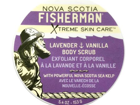 NOVA SCOTIA FISHERMAN Lavender & Vanilla Body Scrub (153 gr) For Discount