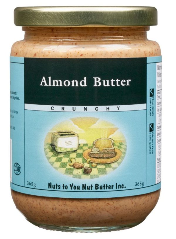 NUTS TO YOU Almond Butter (Crunchy - 365 gr) Online Sale