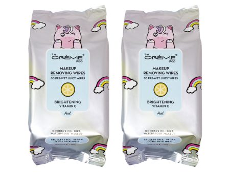 Unicorn Juicy Makeup Removing Wipes - (2 Packs of 30) Online now