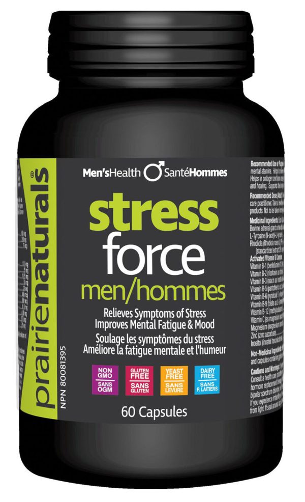 PRAIRIE NATURALS Stress Force Men (60 caps) Fashion