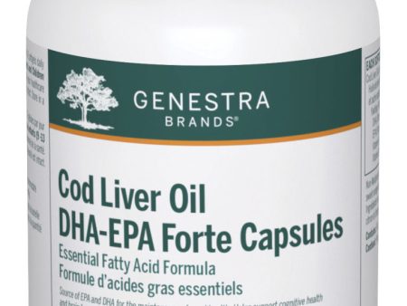 GENESTRA Cod Liver Oil DHA EPA Forte (60 sgels) Supply