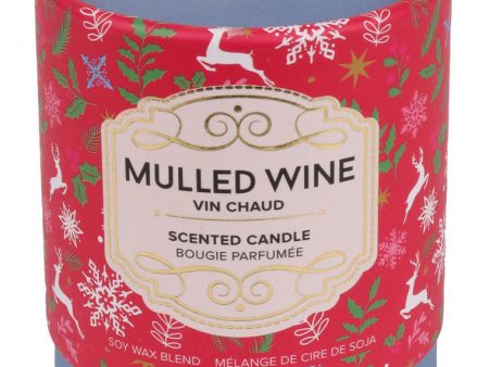 RELAXUS Soy Wax Scented Candle (Mulled Wine - 120 gr) For Discount