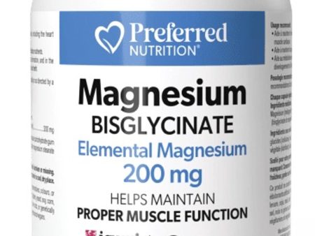 PREFERRED NUTRITION Magnesium Bisgylcinate	 (300	 veg caps) Discount