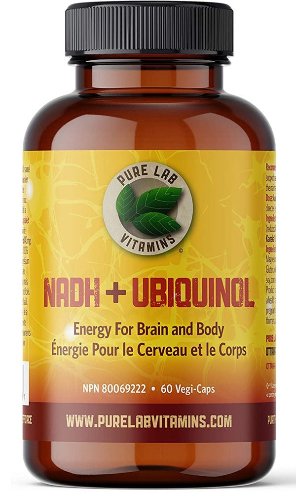 PURE LAB NADH+Ubiquinol (60 veg caps) Supply