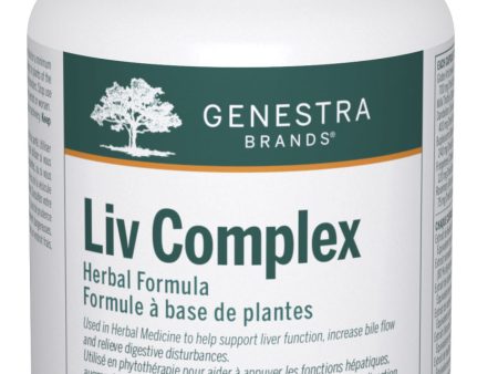 GENESTRA Liv Complex (90 veg caps) Hot on Sale