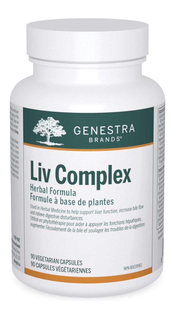 GENESTRA Liv Complex (90 veg caps) Hot on Sale