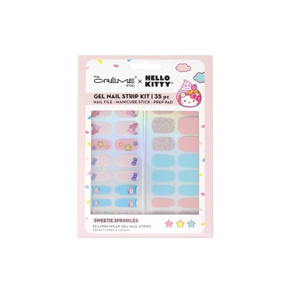 Hello Kitty Gel Nail Strips Kit -  Sweetie Sprinkles  For Sale