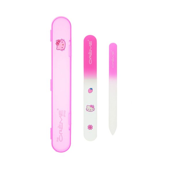 The Crème Shop x Hello Kitty Premium Glass Nail File Set (Pink) Online Hot Sale