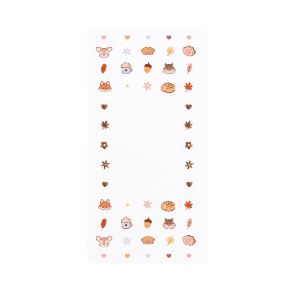 Cozy Treats! 50 Nail Decals + Clear Polish Online Hot Sale