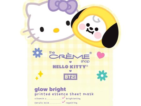 Hello Kitty & BT21 Glow Bright Printed Essence Sheet Mask Supply