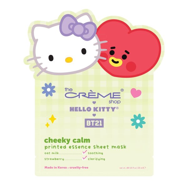 Hello Kitty & BT21 Cheeky Calm Printed Essence Sheet Mask For Sale