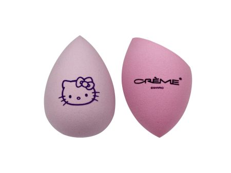 The Crème Shop x Hello Kitty (Purple) Edge Cut Blending Sponge Duo Supply