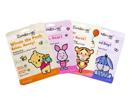 Pooh & Friends Essence Sheet Mask Collection (Set of 4) - $16 Value For Discount