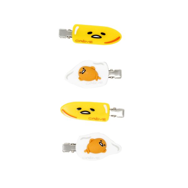 Gude Vibes Gudetama Hair Clips (Set of 4) For Discount